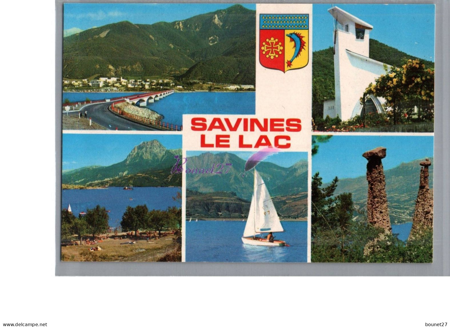 SAVINES LE LAC - SERRE PONCON 05 - Le Lac De Serre Ponçon  Ville Touristique - Serre Chevalier