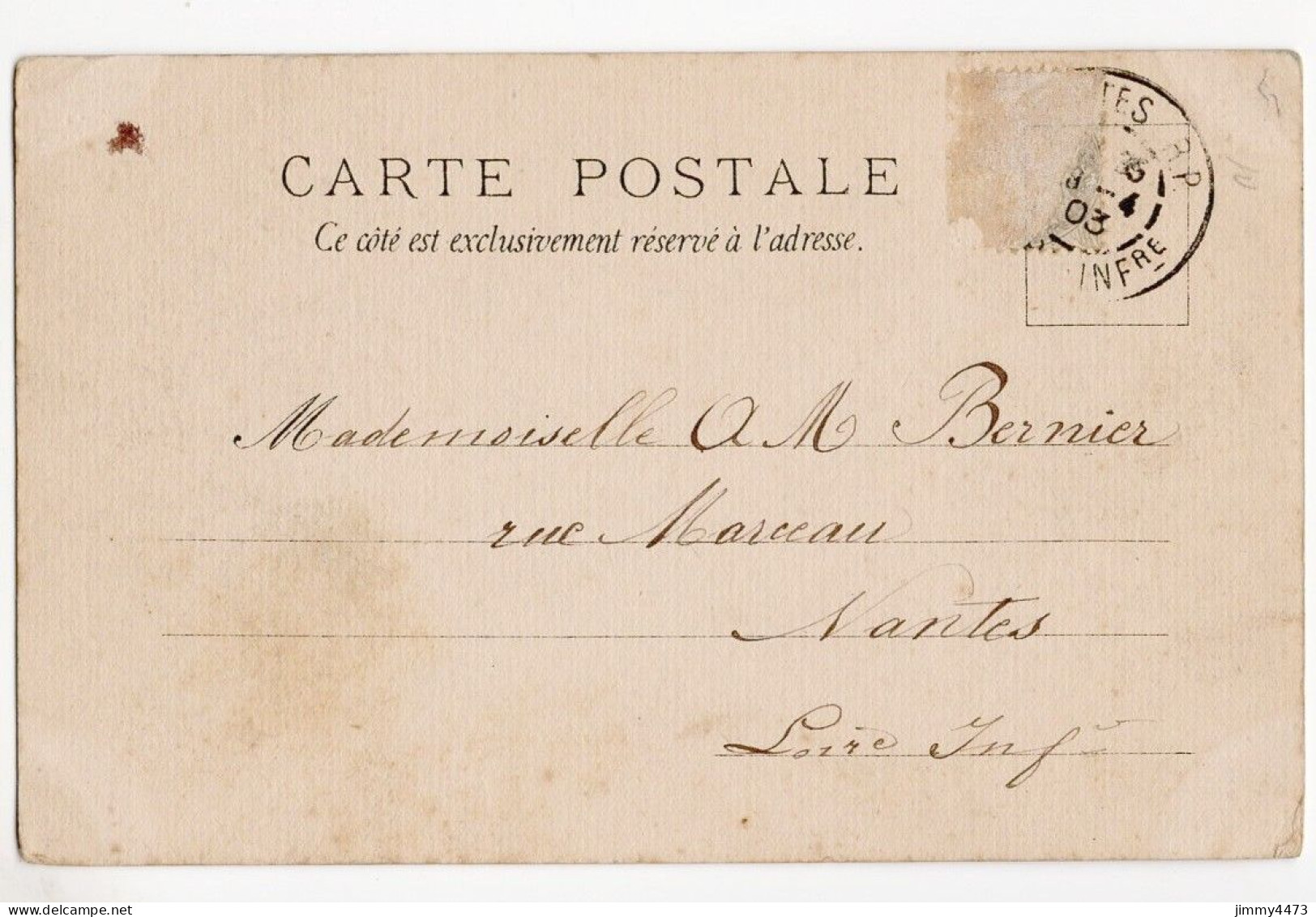 CPA - ROUGET DE L'ISLE CREANT LA MARSEILLAISE - Carte Datée De 1903 - Muziek En Musicus