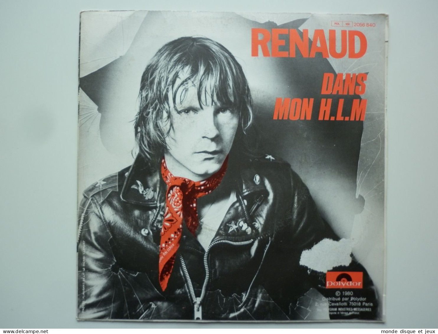 Renaud 45Tours SP Vinyle Marche A L'ombre / Dans Mon H.L.M - Otros - Canción Francesa