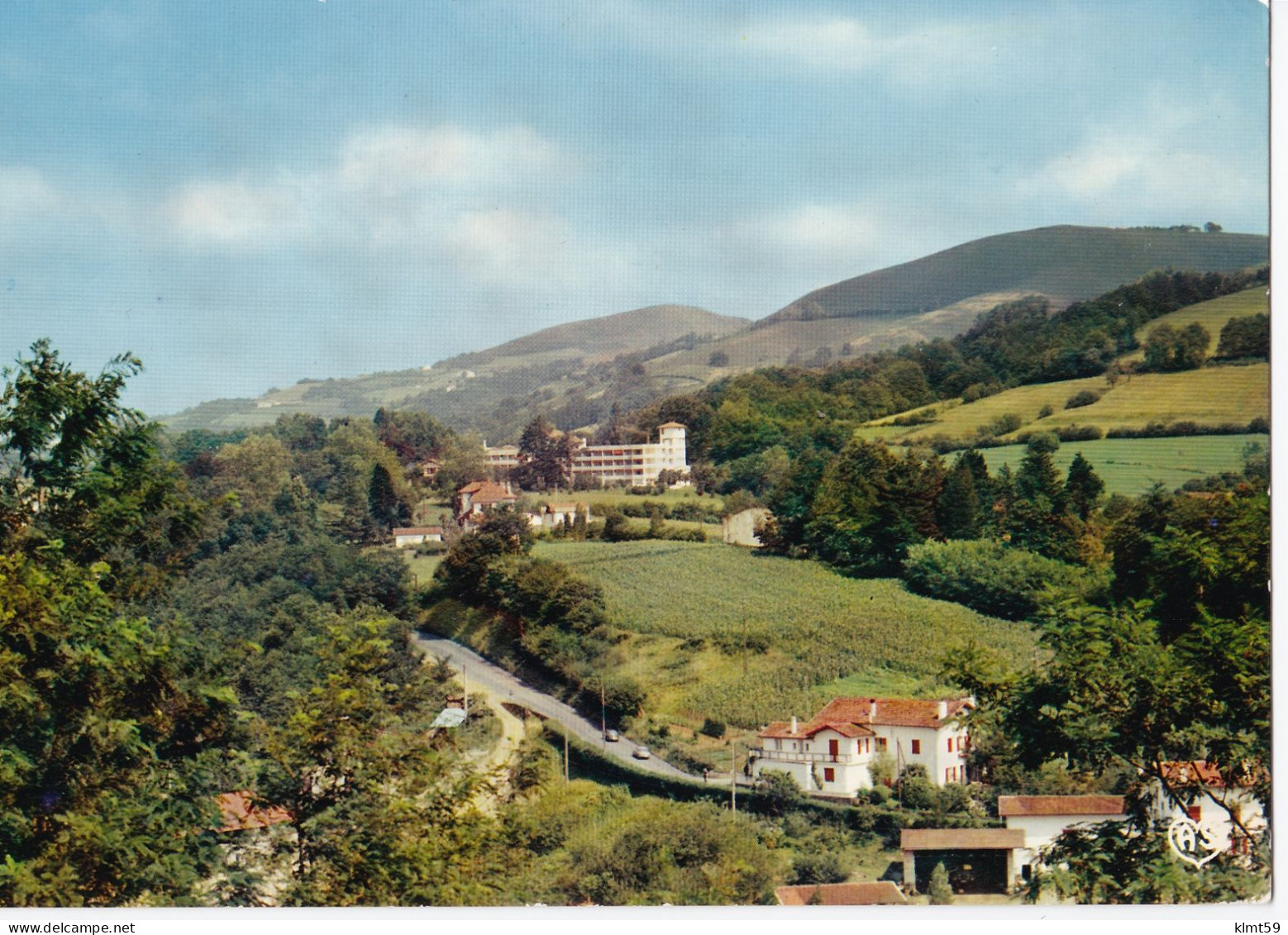 Cambo-les-Bains - Sortie De La Ville Sur La Route D'Hasparren Et Vue Sur Ursuza - Cambo-les-Bains