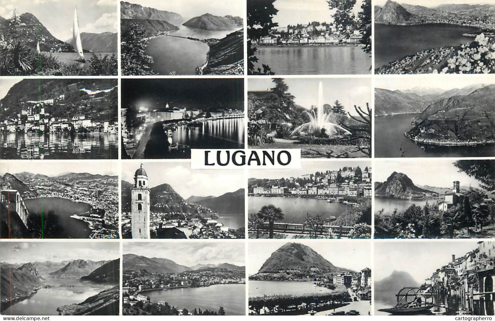Postcard Switzerland Lugano - Other & Unclassified