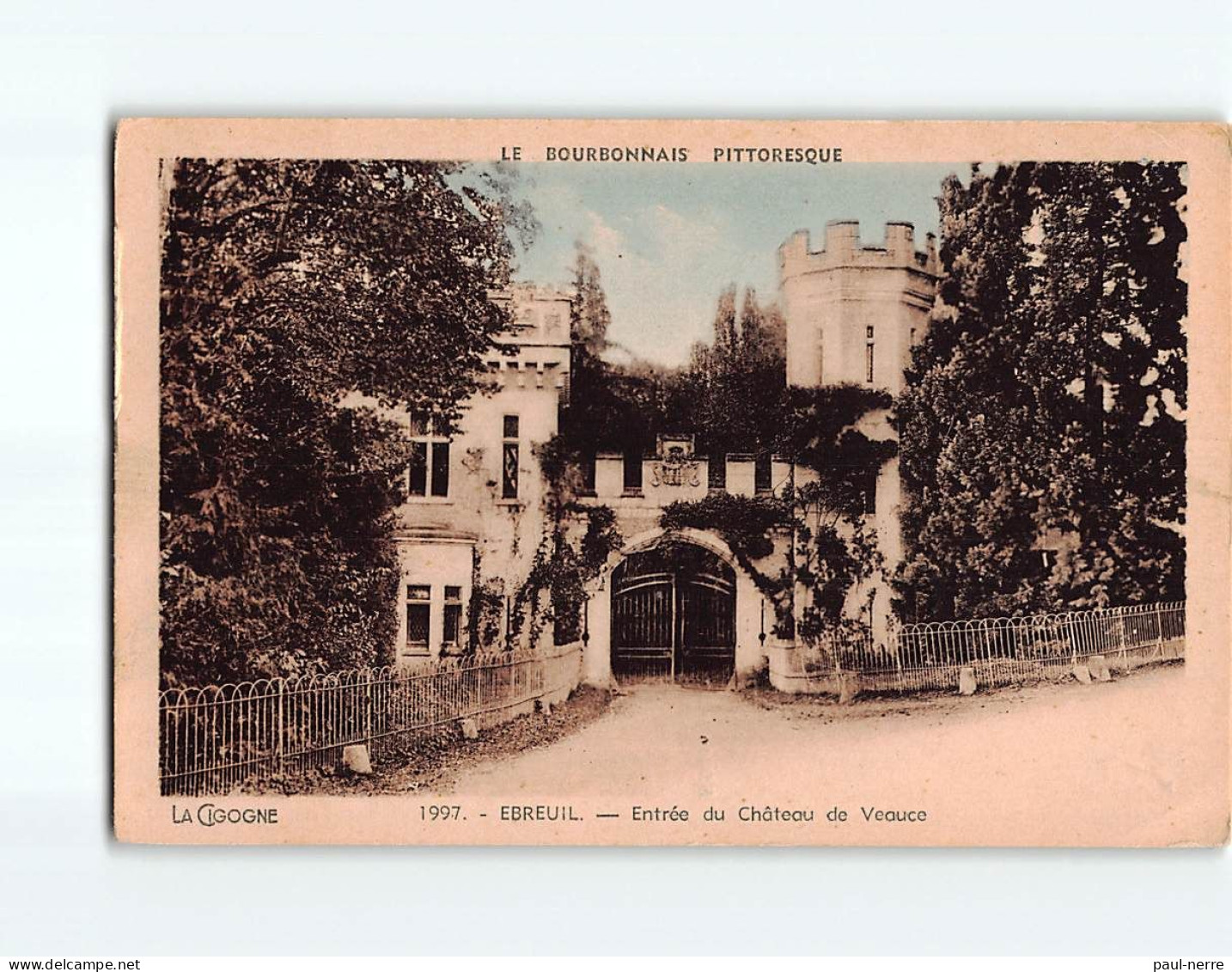 EBREUIL : Entrée Du Château De Veauce - état - Other & Unclassified
