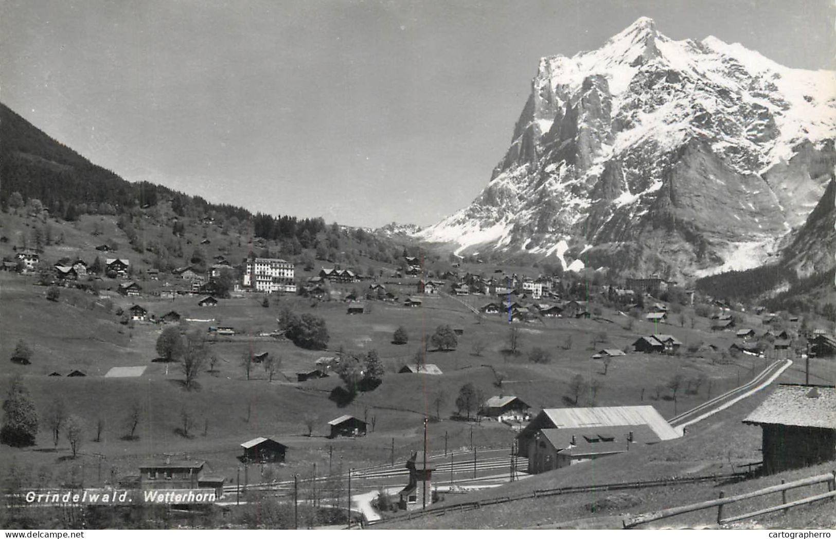 Postcard Switzerland Grindelwald Wetterhorn - Other & Unclassified