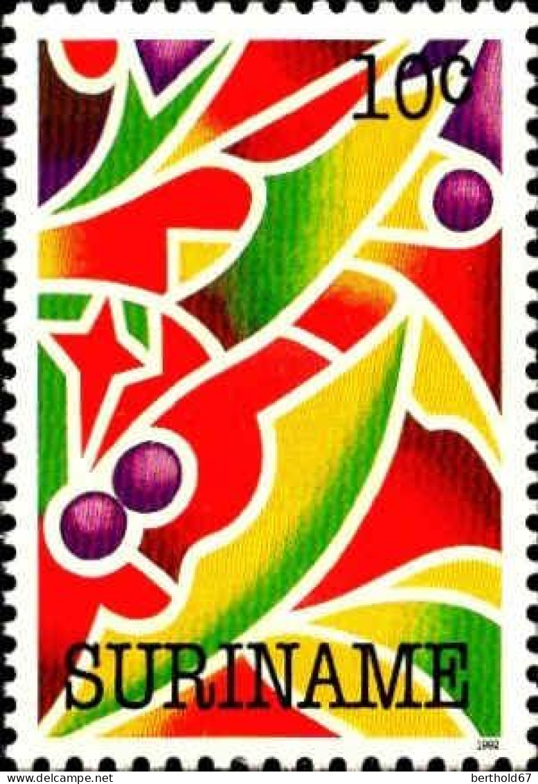 Suriname Poste N** Yv:1270/1273 Noël - Surinam