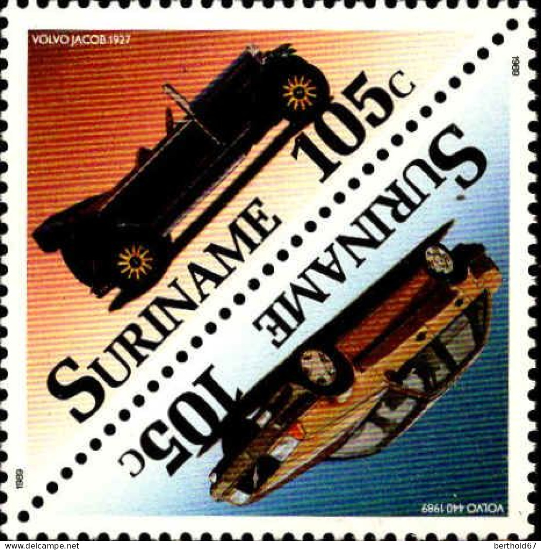 Suriname Poste N** Yv:1151/1162  Voitures - Suriname