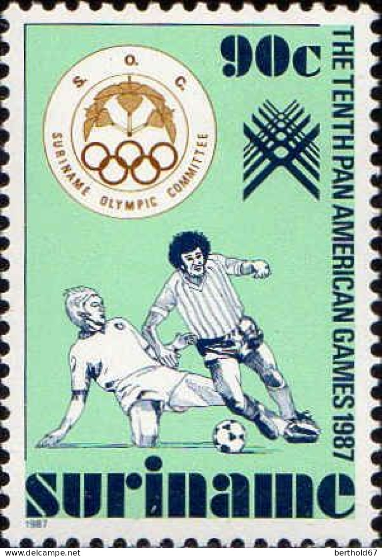 Suriname Poste N** Yv:1079/1081Jeux Sportifs Panaméricains - Suriname