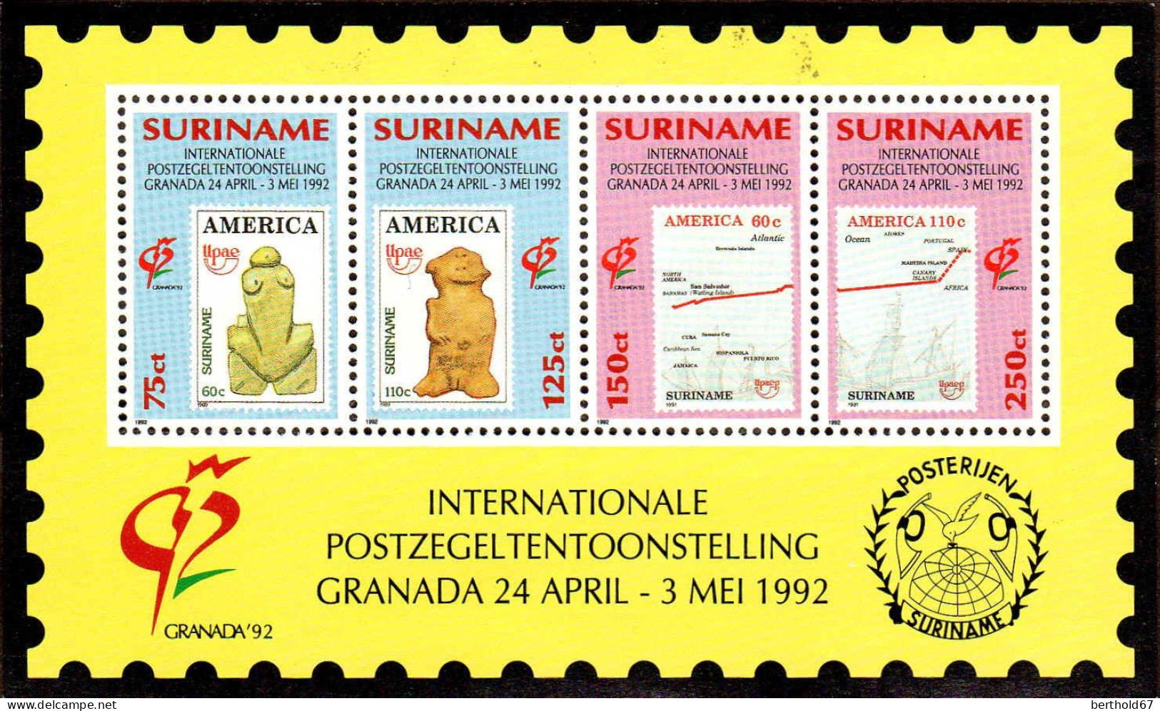 Suriname Bloc N** Yv:63 Mi:57 Internazionale Postzegeltentoonstelling Granada (Petit Def) - Surinam