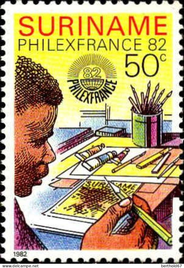 Suriname Poste N** Yv: 856/858 Exposition Philatélique Philexfrance - Surinam