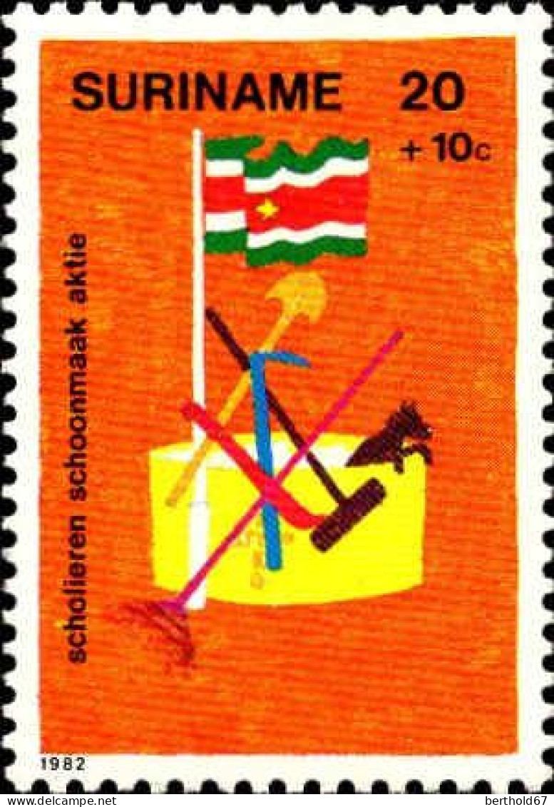 Suriname Poste N** Yv: 866/870 Pour L'enfance - Suriname