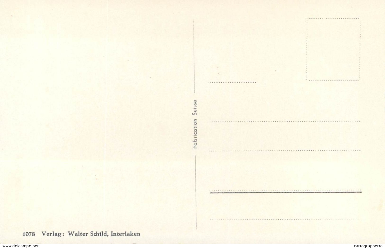Postcard Switzerland Grindelwald Church - Andere & Zonder Classificatie