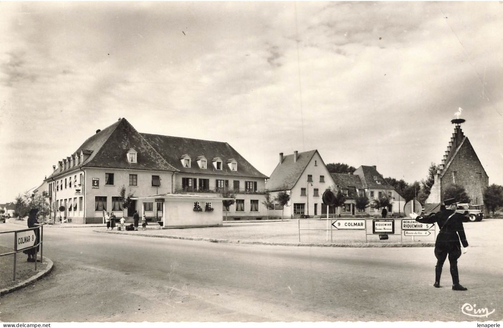 D9397 Ostheim Hôtel Restaurant Au Nid De Cigogne - Andere & Zonder Classificatie