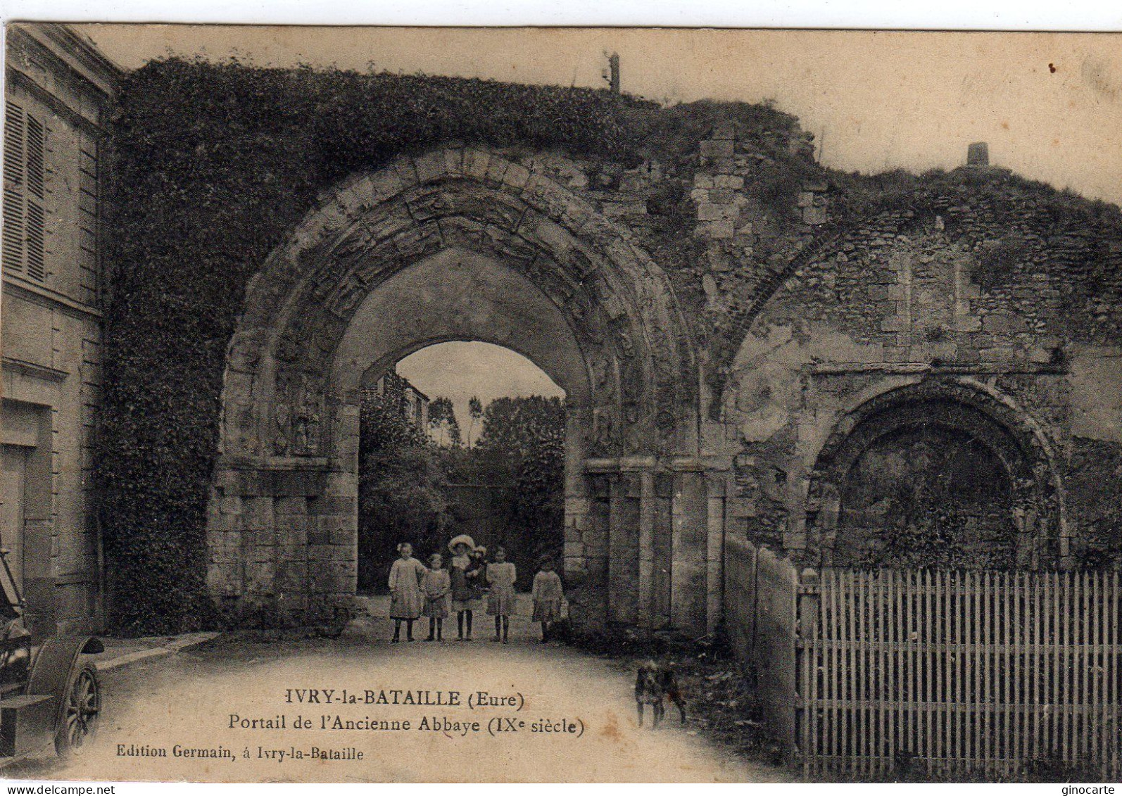 Ivry La Bataille Portail De L'abbaye - Ivry-la-Bataille