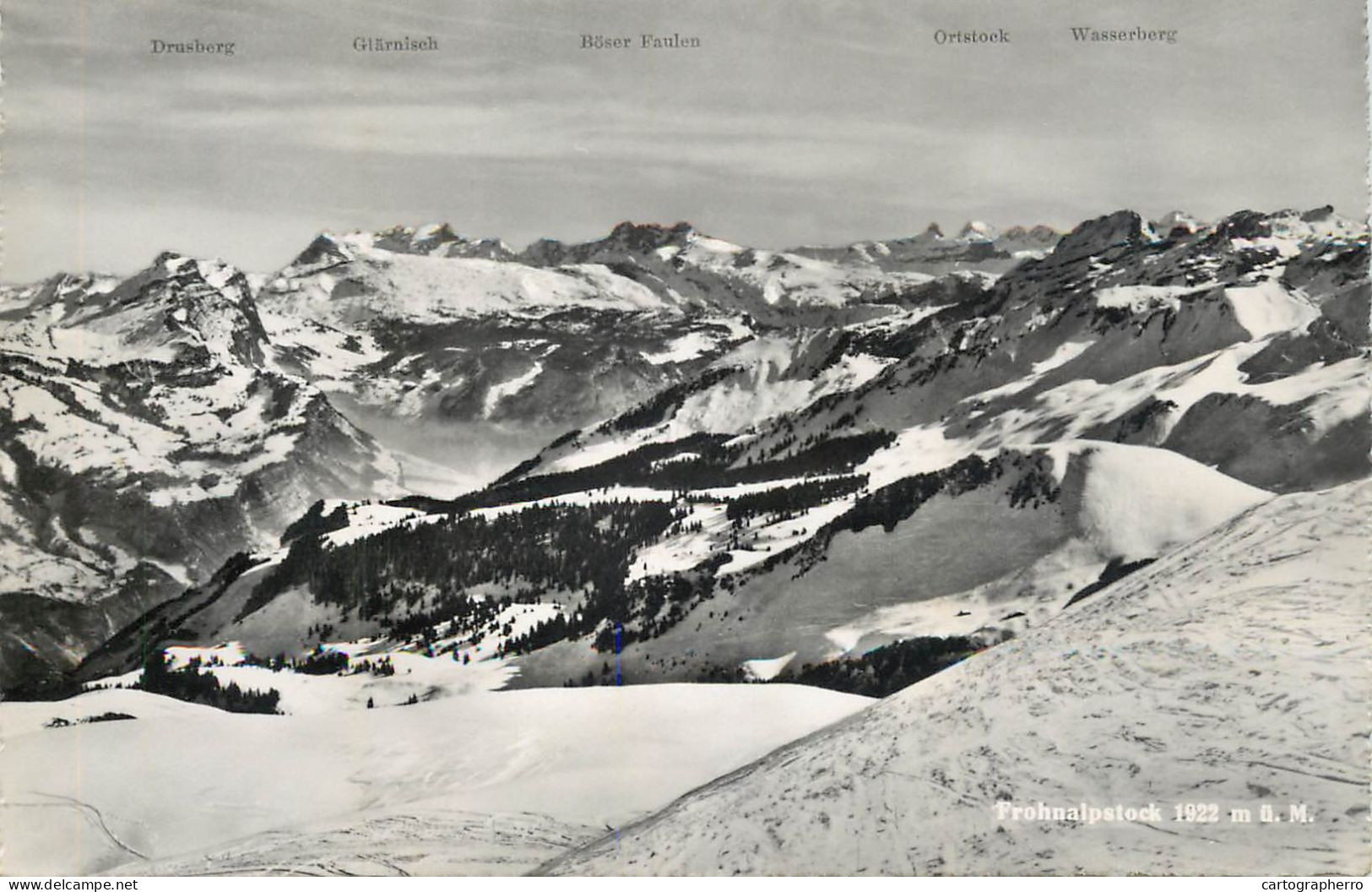 Postcard Switzerland Frohnalpstock - Sonstige & Ohne Zuordnung