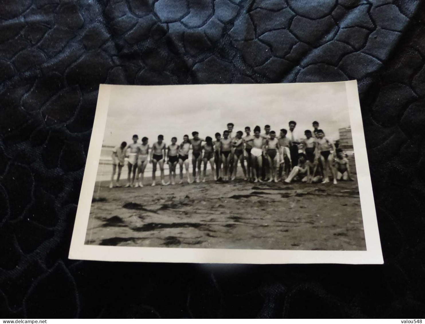 P-720 , Photo , Le Grau Du Roi, Groupe D'enfants , Colonies, à La Plage, 24 Juin 1958 - Lugares