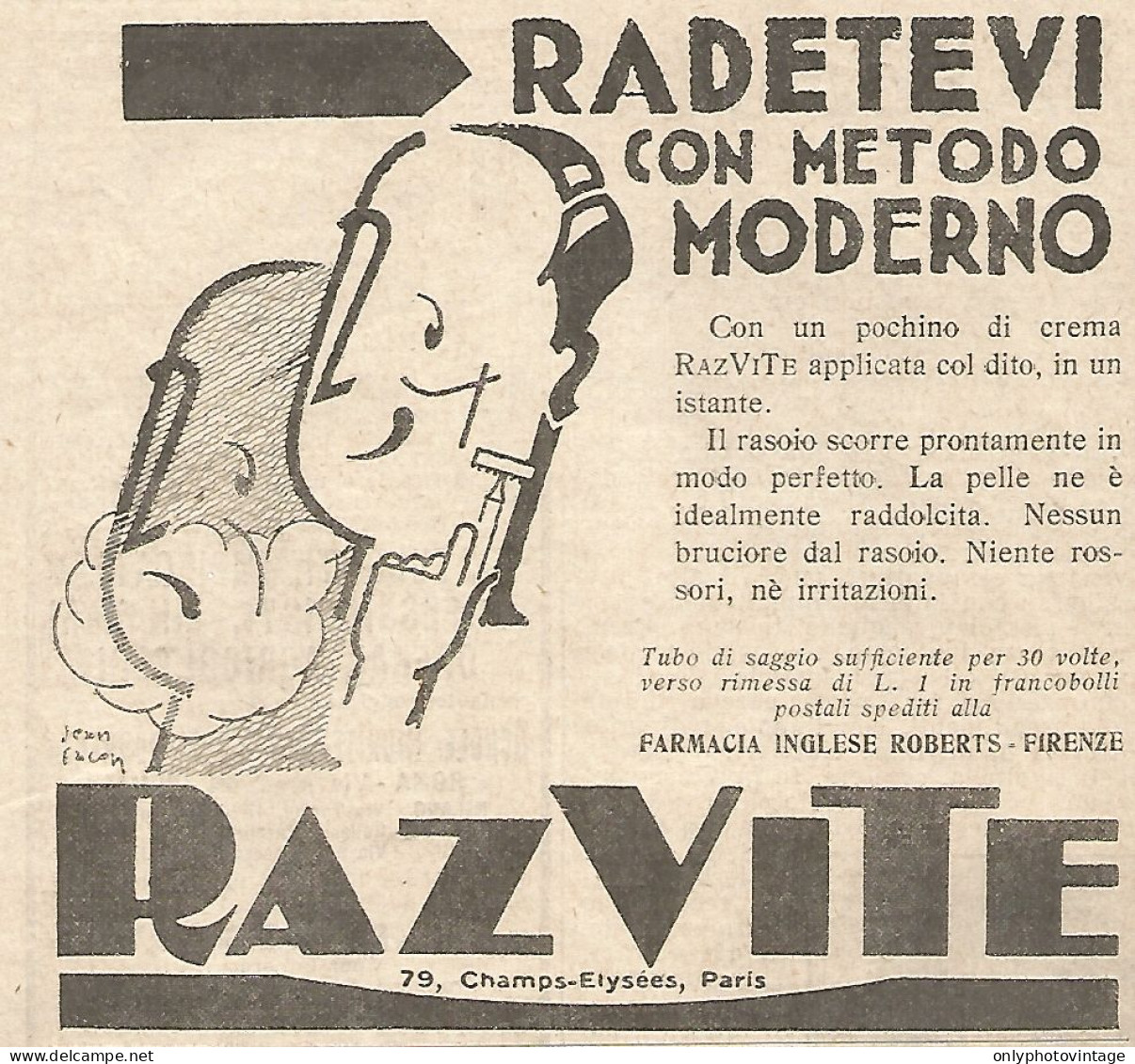 RAZVITE - Radetevi Con Metodo Moderno - Pubblicitï¿½ Del 1932 - Vintage Ad - Advertising