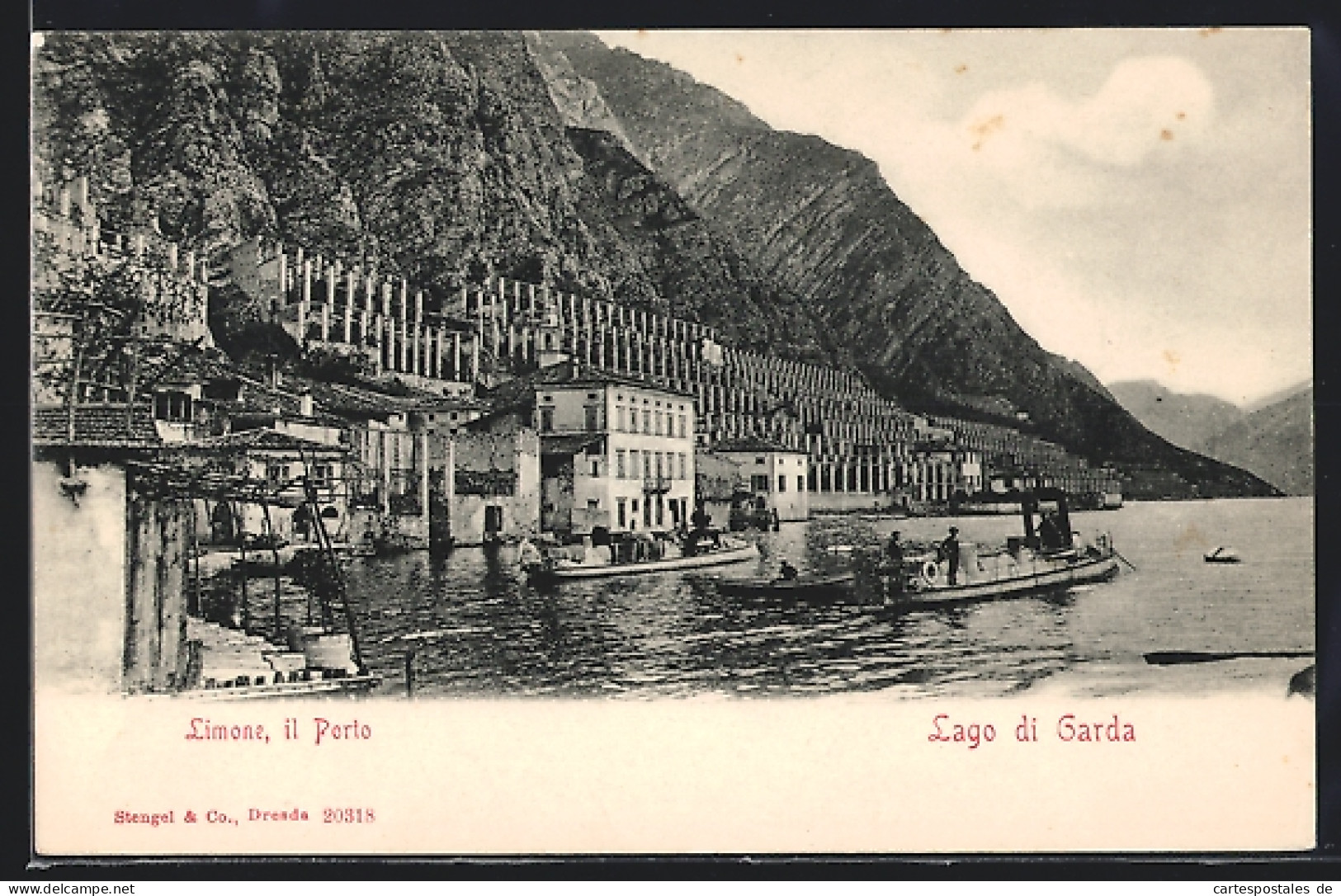 Cartolina Limone, Il Porto, Boote  - Sonstige & Ohne Zuordnung