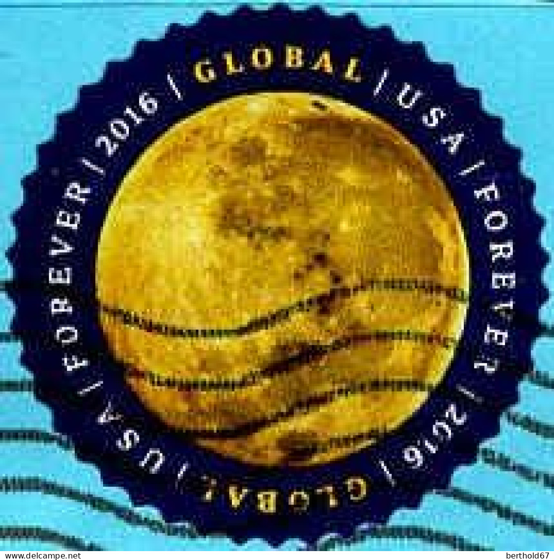 USA Poste Obl Yv:4867 Mi:5232 Pleine Lune Sur Fragment (Lign.Ondulées) - Gebruikt
