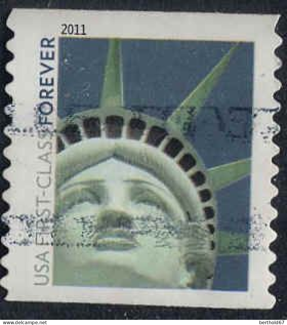 USA Poste Obl Yv:4315 Mi:4653BL Statue De La Liberté (Obl.mécanique) - Usati