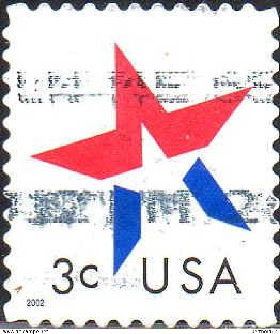 USA Poste Obl Yv:3328 Mi:3584 Etoile (Obl.mécanique) - Gebraucht