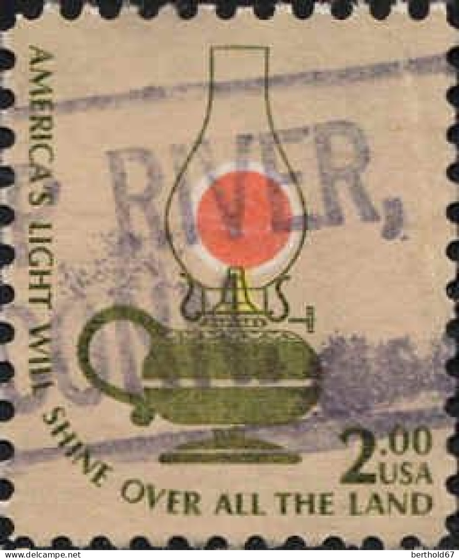 USA Poste Obl Yv:1231 Mi:1370 American's Light Will Shine Over All The Land (Belle Obl.mécanique) - Used Stamps