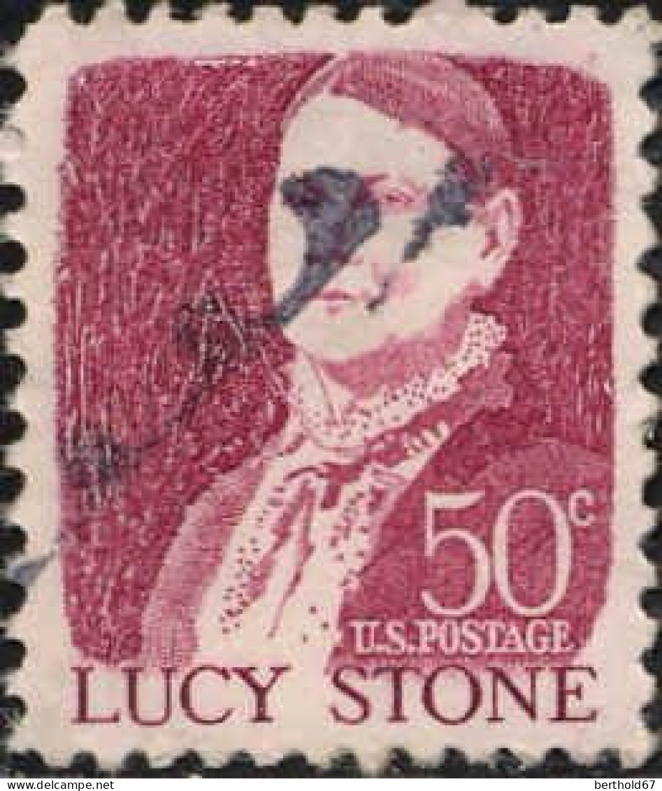 USA Poste Obl Yv: 824A Mi:962x Lucy Stone (Obli. Ordinaire) - Oblitérés