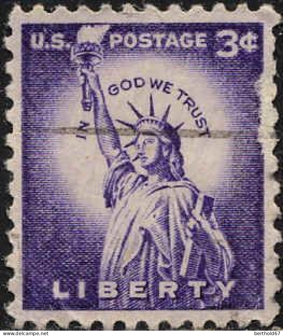 USA Poste Obl Yv: 581 Mi:656A Liberty In God We Trust (Obl.mécanique) - Used Stamps