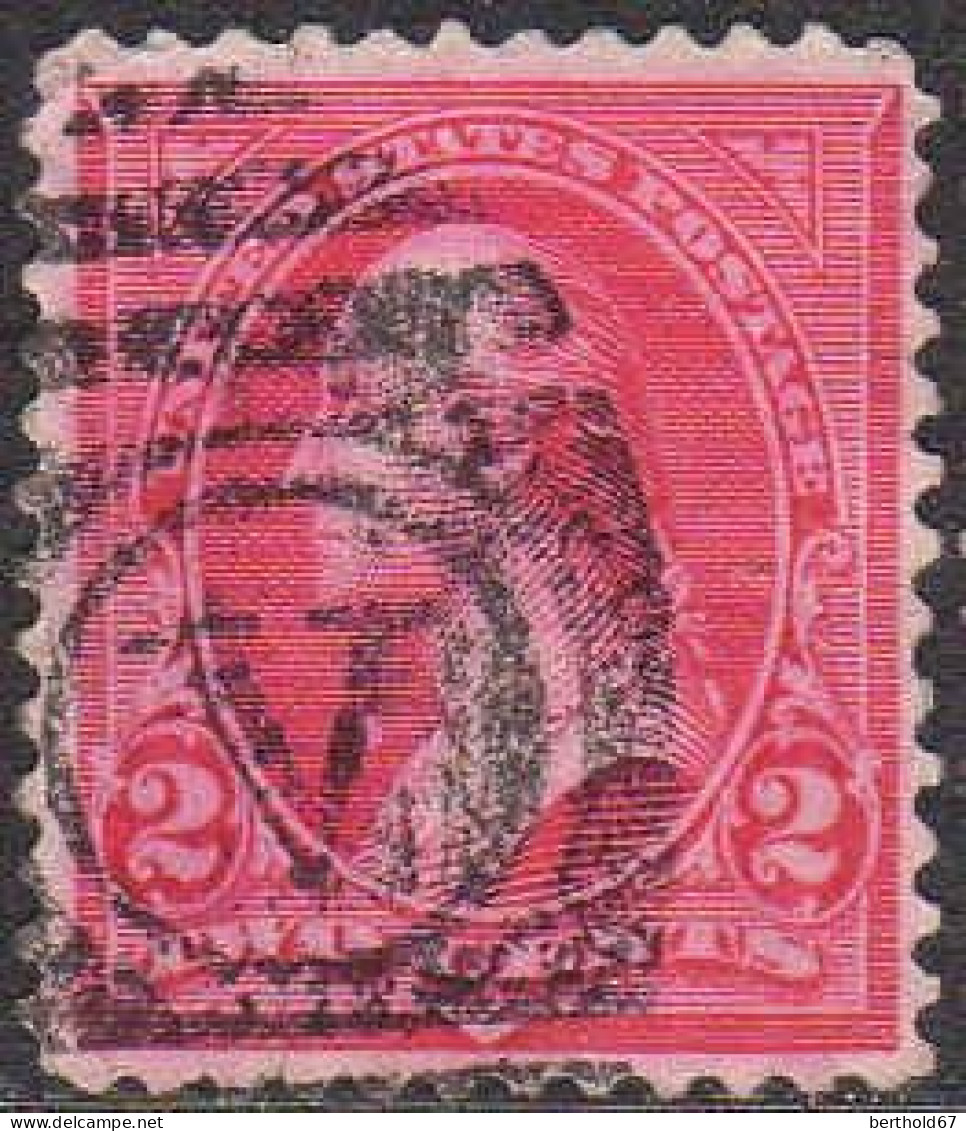 USA Poste Obl Yv:  98 Mi:90a George Washington (TB Cachet Rond) - Gebraucht