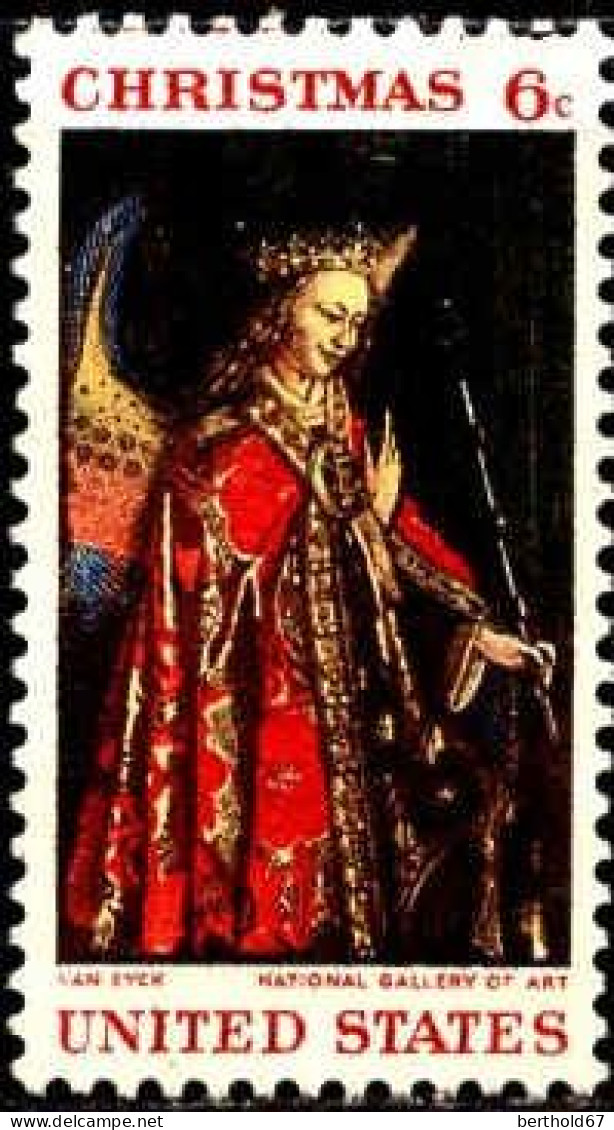 USA Poste N* Yv: 867 Mi:972 Christmas Van Eyck (sans Gomme) - Unused Stamps