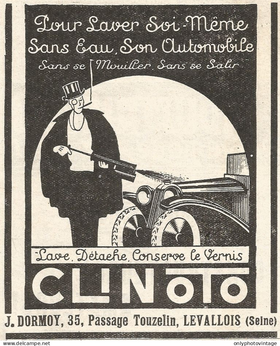 CLINOTO - Pubblicitï¿½ Del 1926 - Old Advertising - Advertising