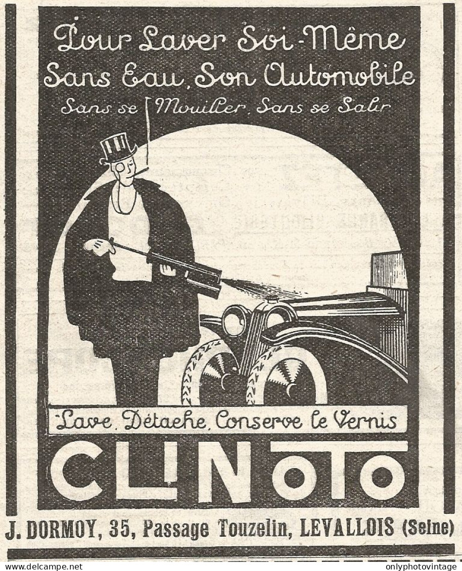 CLINOTO - Pubblicitï¿½ Del 1926 - Old Advertising - Reclame
