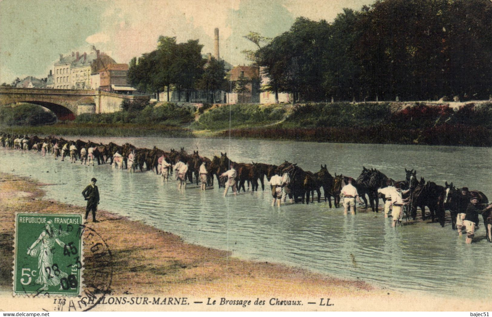 Châlons Sur Marne - Le Brossage Des Chevaux - Châlons-sur-Marne