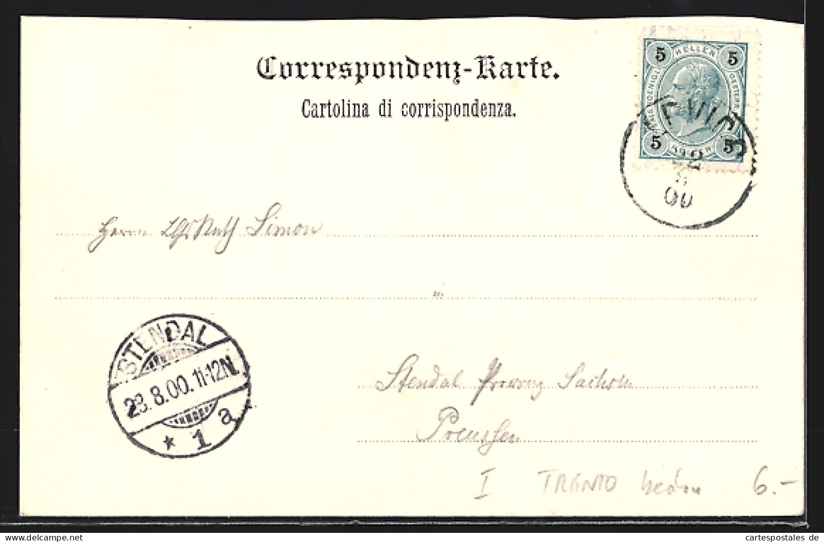 Cartolina Levico, Stadtansicht Aus Der Ferne  - Other & Unclassified