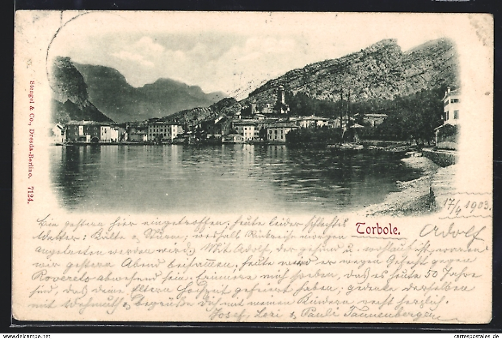 Cartolina Torbole, Partie Am Gardasee  - Other & Unclassified