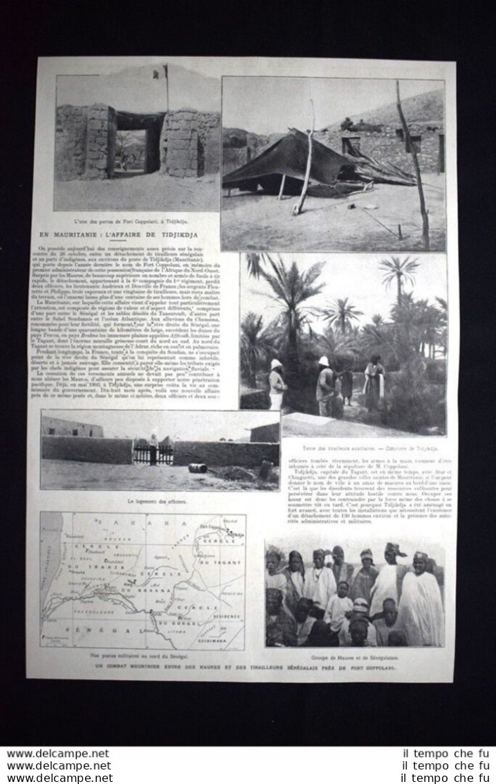 In Mauritania: L'affare Di Tidjikdja Stampa Del 1906 - Andere & Zonder Classificatie