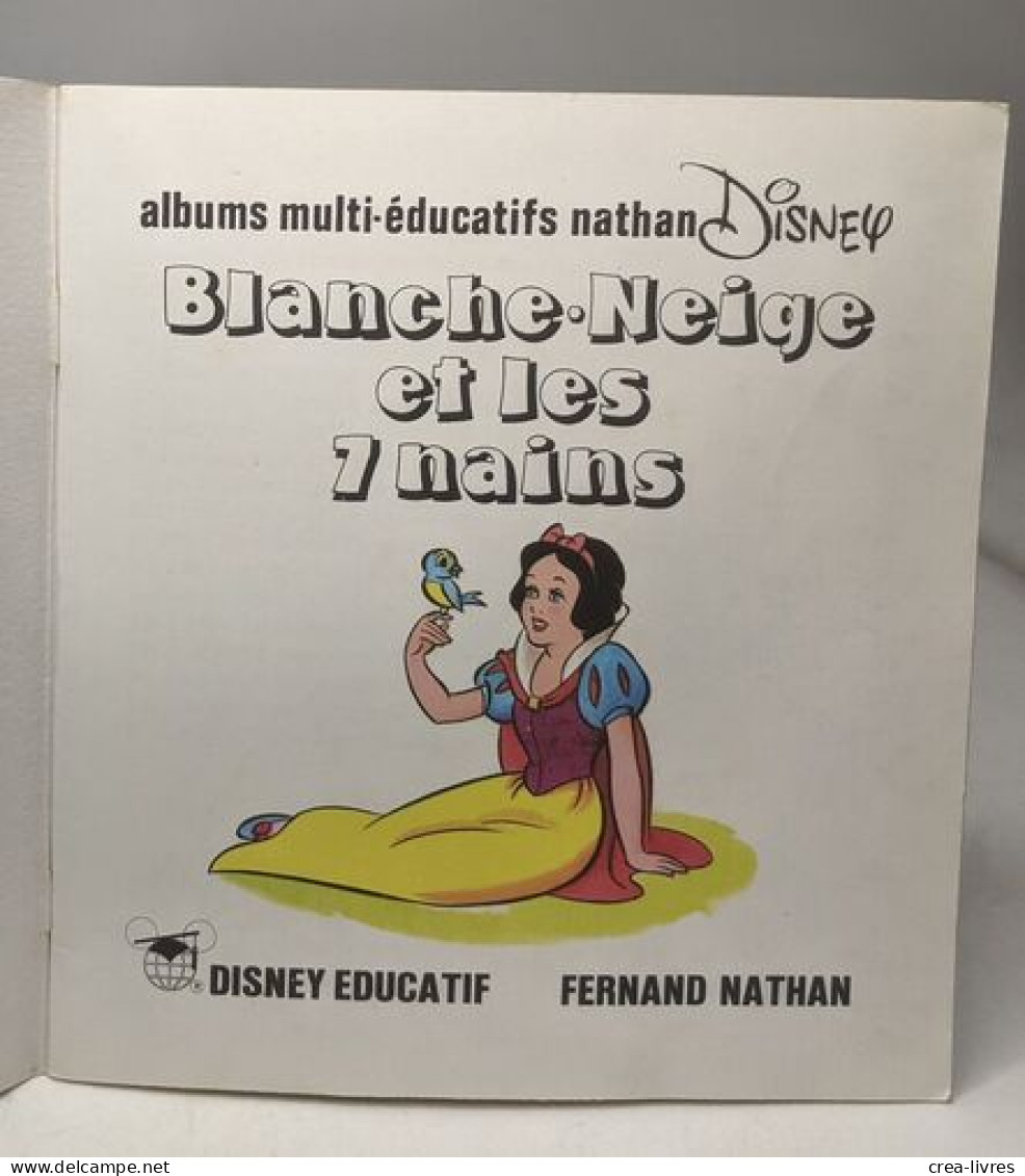 Blanche-neige Et Les 7 Nains Albums Multi-éducatifs - Autres & Non Classés