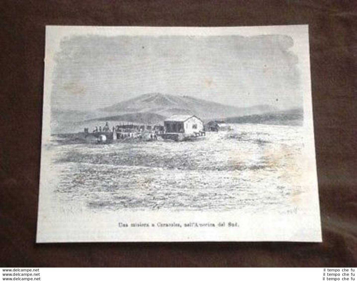 Una Miniera A Caracoles America Del Sud - Ante 1900