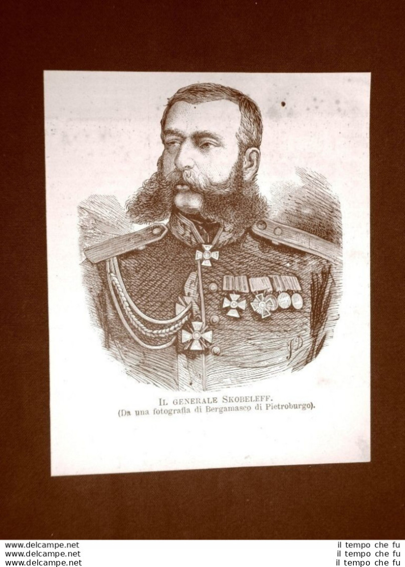 Michail Dmitrievi? Skobelev Nel 1877 Generale Di Russia 1843 - 1882 - Before 1900