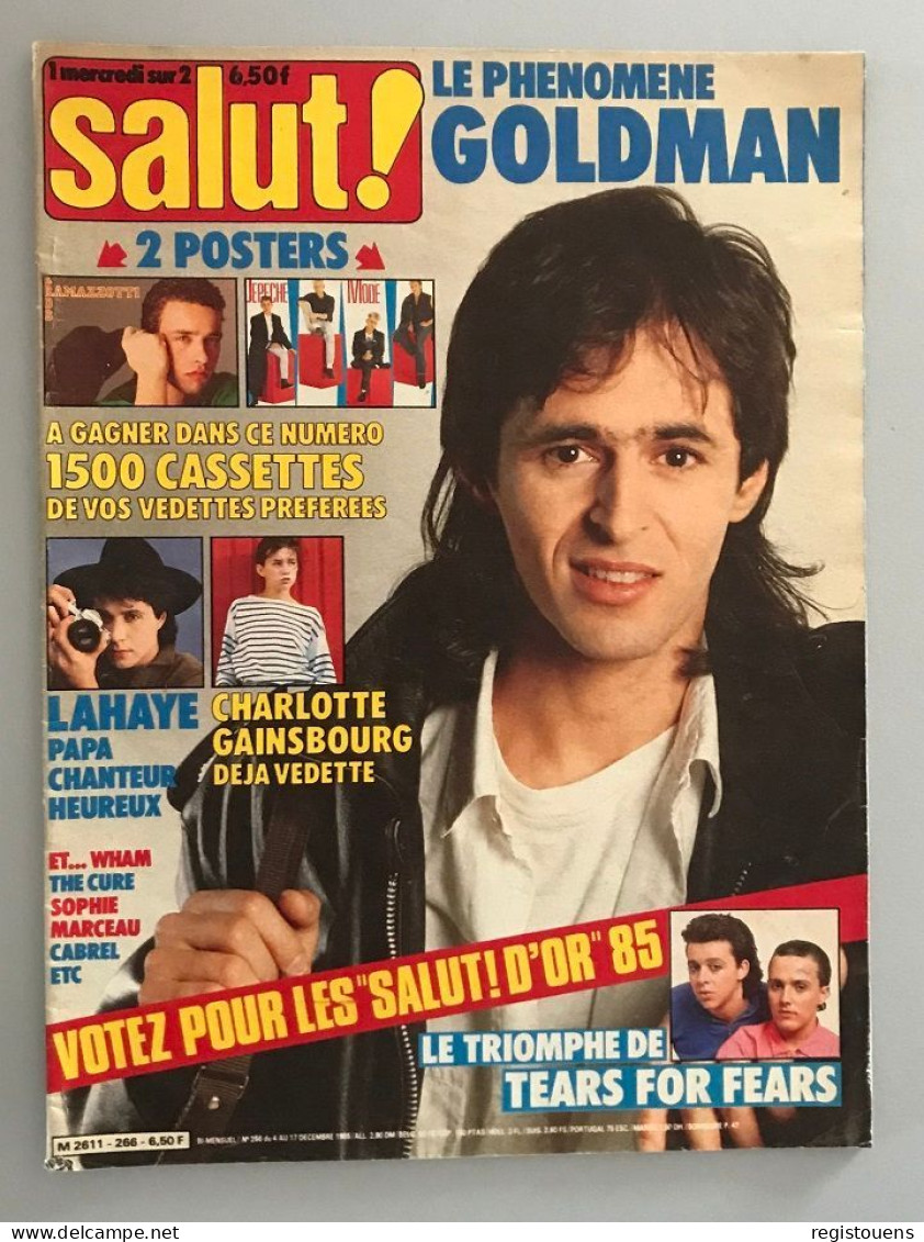 Salut ! N° 266 Golman, Tears For Fears, Lahaye, Gainsbourg - Musique