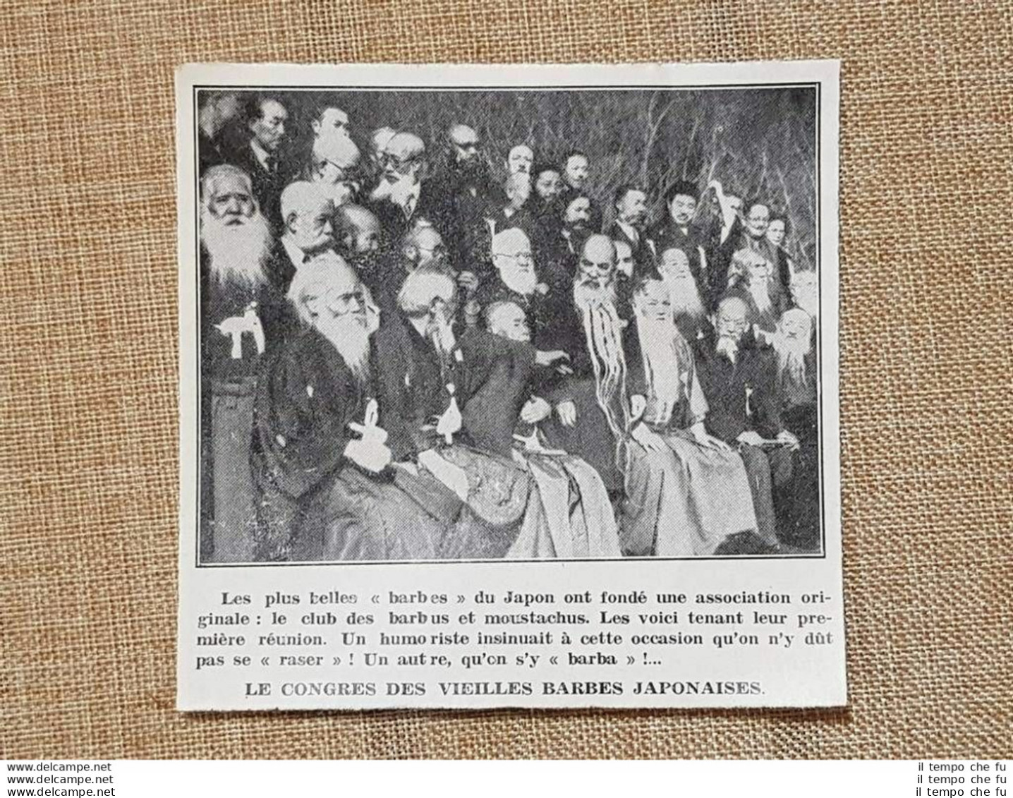 Il Congresso Delle Lunghe Barbe Giapponesi Nel 1936 Giappone - Autres & Non Classés