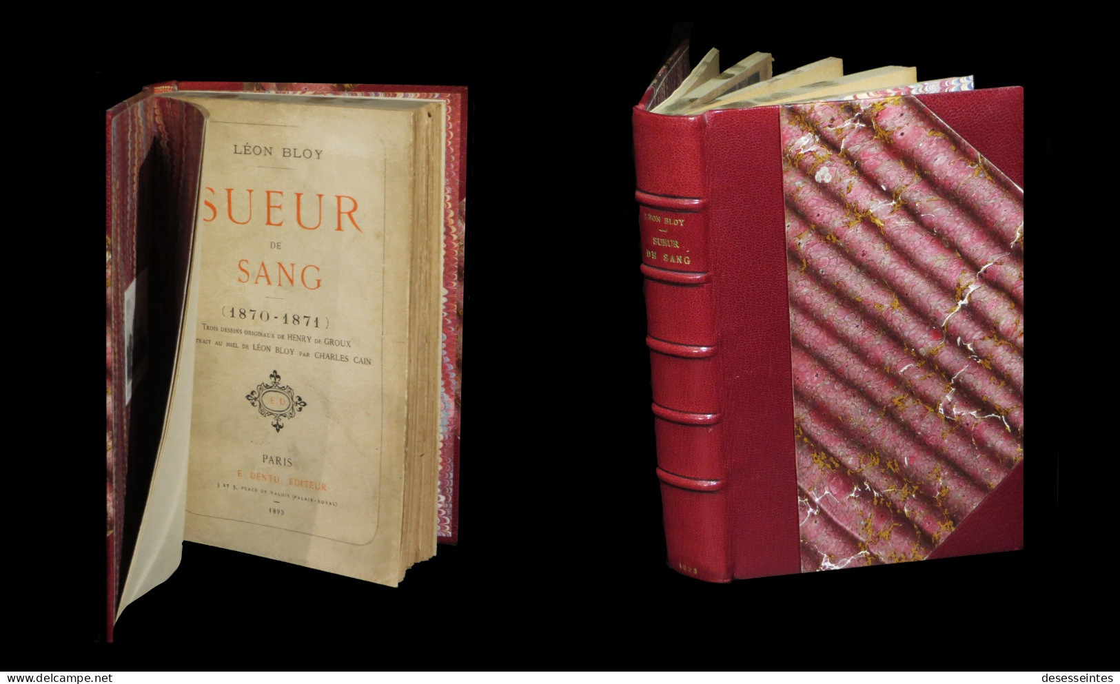 BLOY (Léon) / GROUX (Henri De, Ill. De) - Sueur De Sang. EO. - 1801-1900