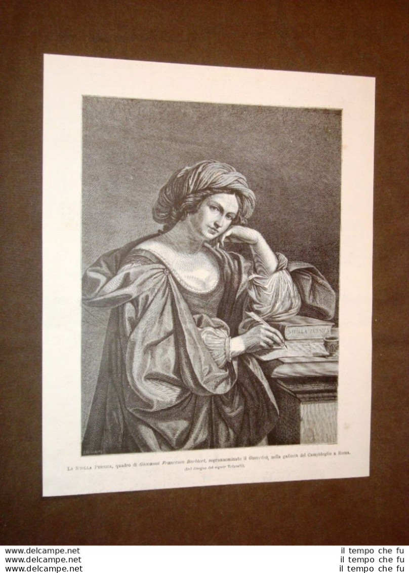 La Sibilla Persica Quadro Di Giovanni Francesco Berbieri Detto Il Guercino - Before 1900