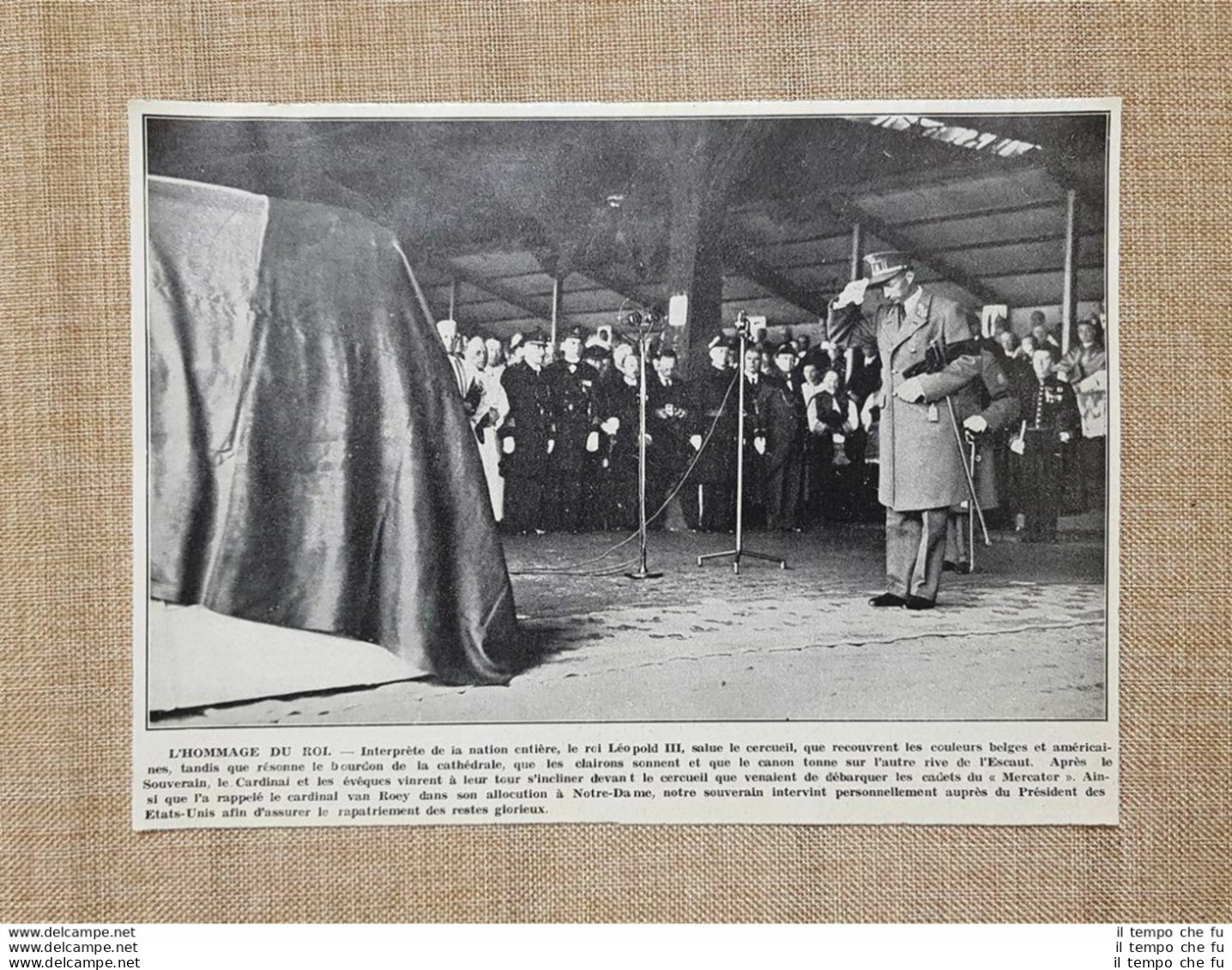 Anversa Rientro In Patria Padre Damiano De Veuster 1936 Re Leopoldo III Belgio - Otros & Sin Clasificación