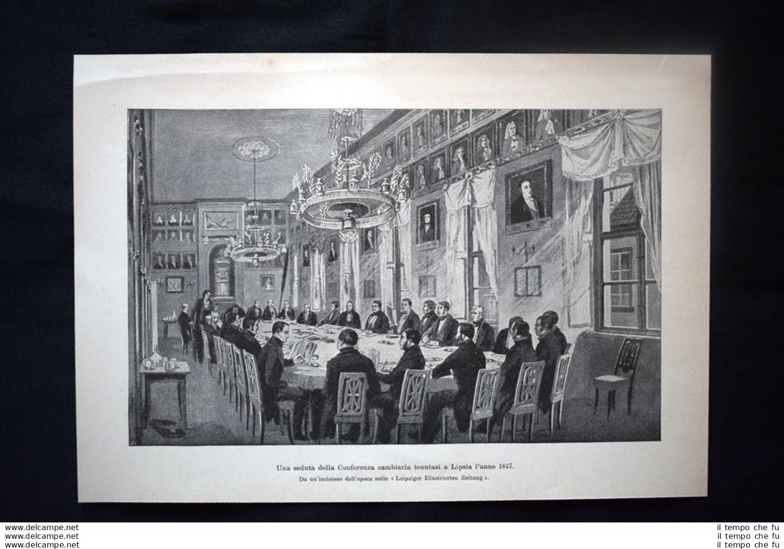 Una Seduta Della Conferenza Cambiaria Tenutasi A Lipsia L'anno 1847 - Altri & Non Classificati