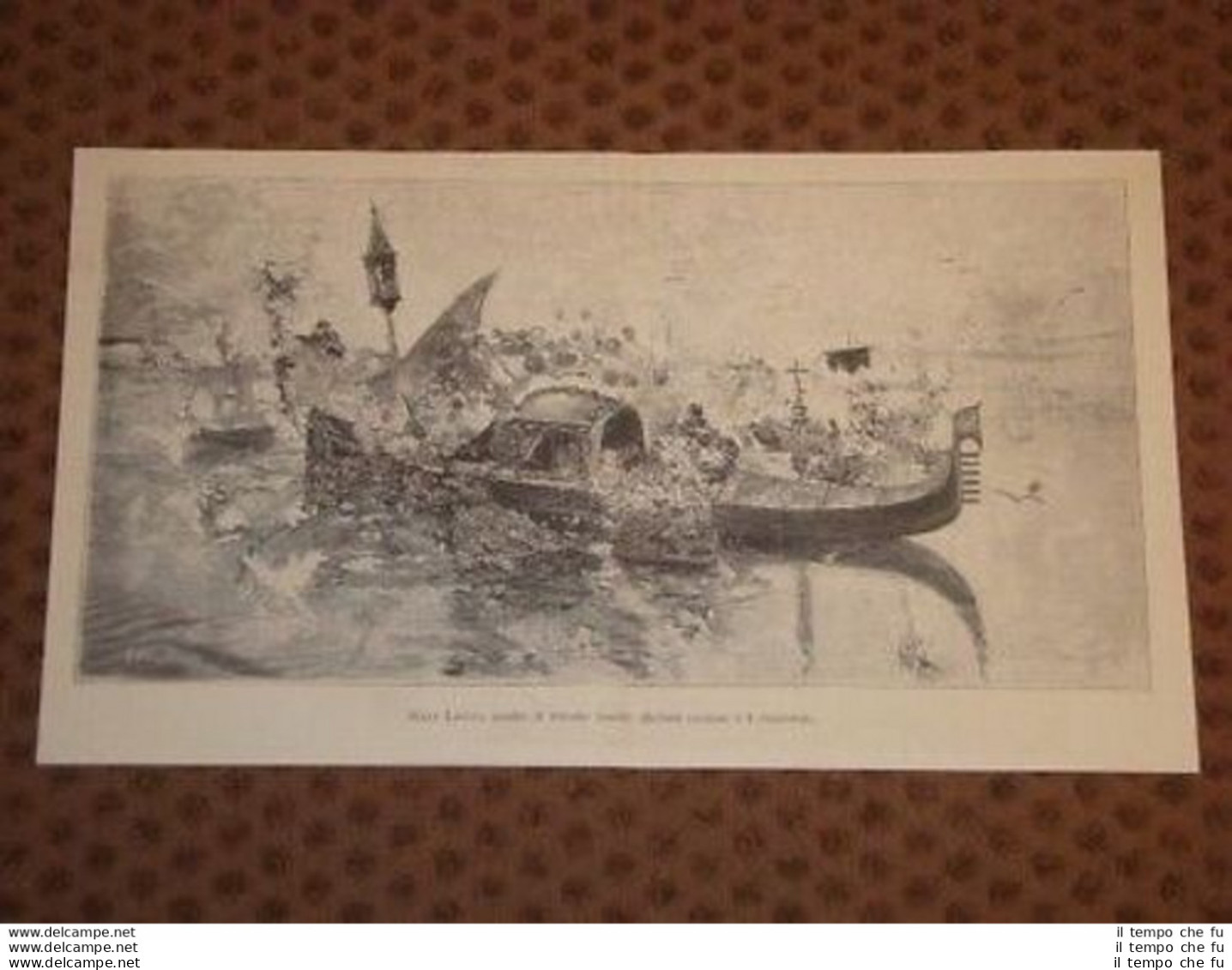Sulla Laguna Quadro Di Salvador Sanchez Barbudo - Voor 1900