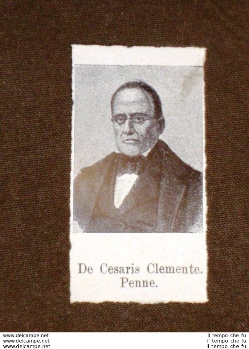 Deputato Nel 1861 Clemente De Cesaris Di Penne E Sansone D'Ancona Di Cortona - Autres & Non Classés