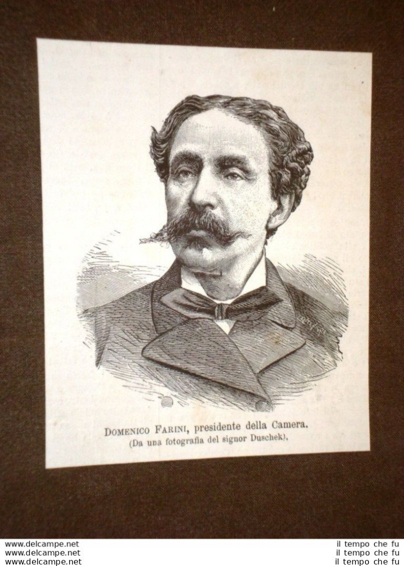 Domenico Farini Nel 1878 Montescudo, 2 Luglio 1834 – Roma, 18 Gennaio 1900 - Before 1900