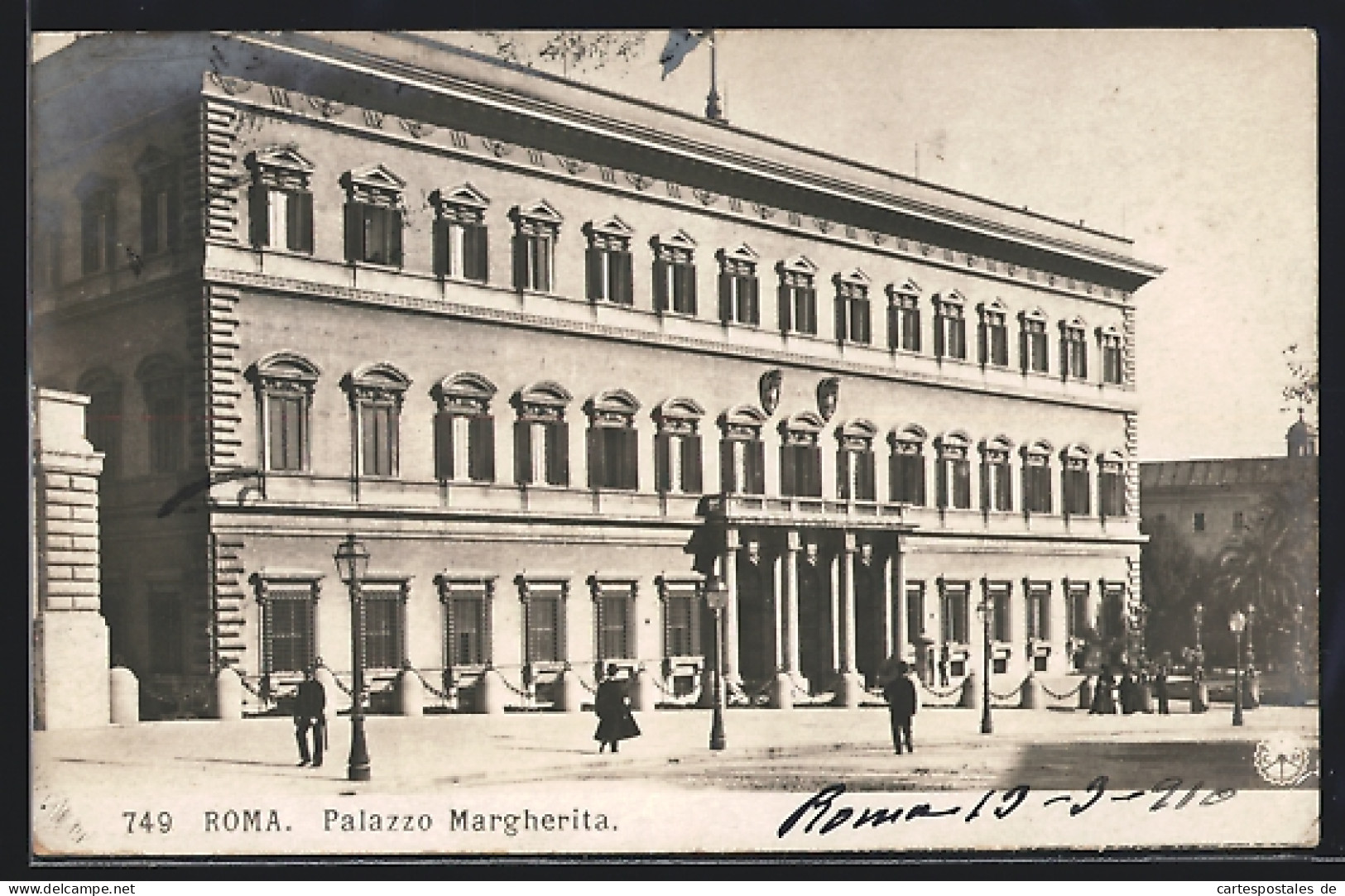Cartolina Roma, Palazzo Margherita  - Andere & Zonder Classificatie