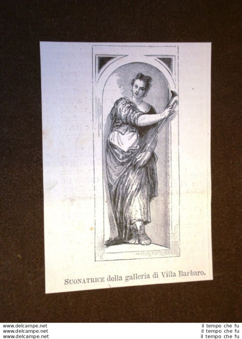 Suonatrice Galleria Di Villa Barbaro Basadonna Manin Giacomelli Volpi - Vor 1900