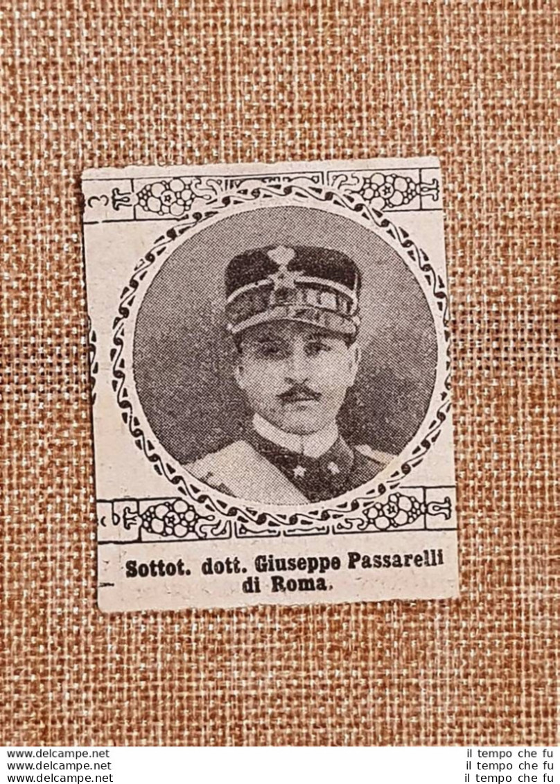 WW1 Prima Guerra Mondiale 1914-1918 Caduto Per Patria Giuseppe Passarelli Roma - Autres & Non Classés