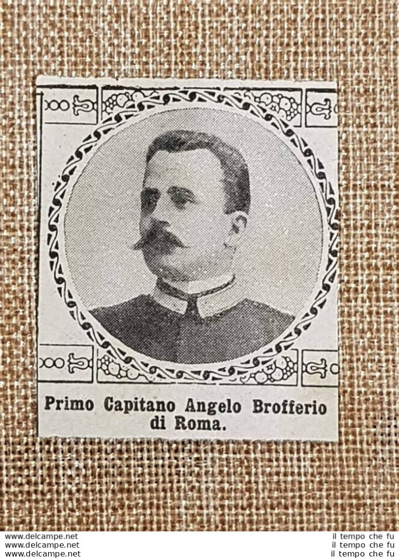WW1 Prima Guerra Mondiale 1914-1918 Caduto Per La Patria Angelo Brofferio Roma - Autres & Non Classés